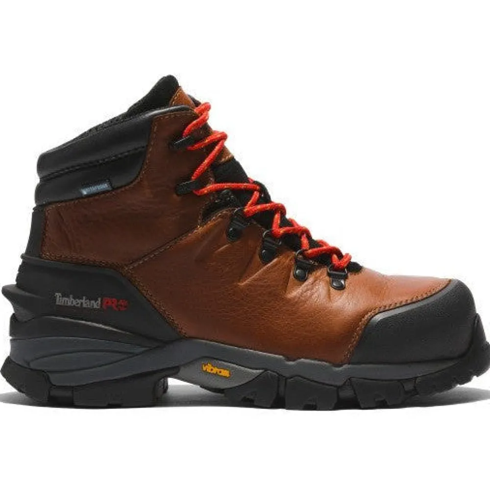 Women Timberland Pro Men's Heritage Hyperion 6" Comp Toe WP Work Boot- TB1A5N4J214