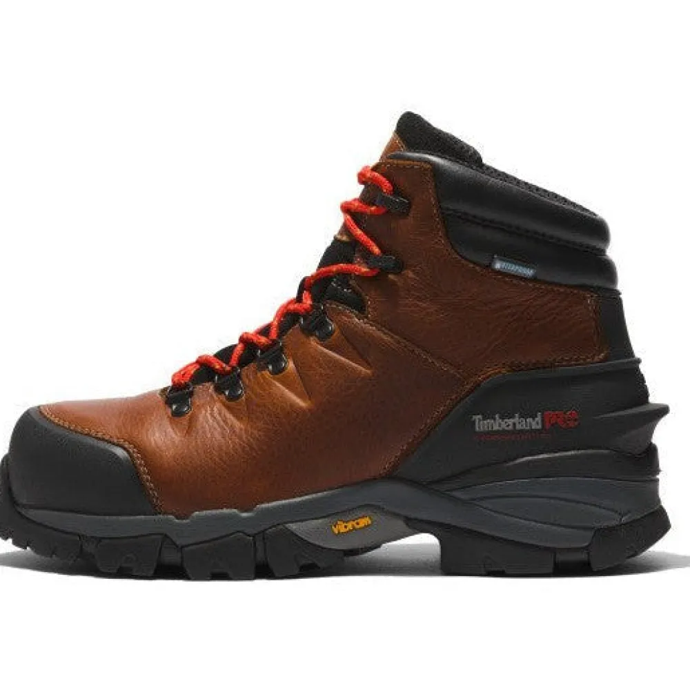 Women Timberland Pro Men's Heritage Hyperion 6" Comp Toe WP Work Boot- TB1A5N4J214