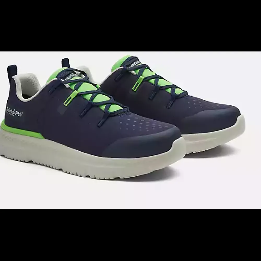 Timberland Pro Men's Intercept Athletic Steel Toe Work Shoe Navy- TB0A5ZNB484