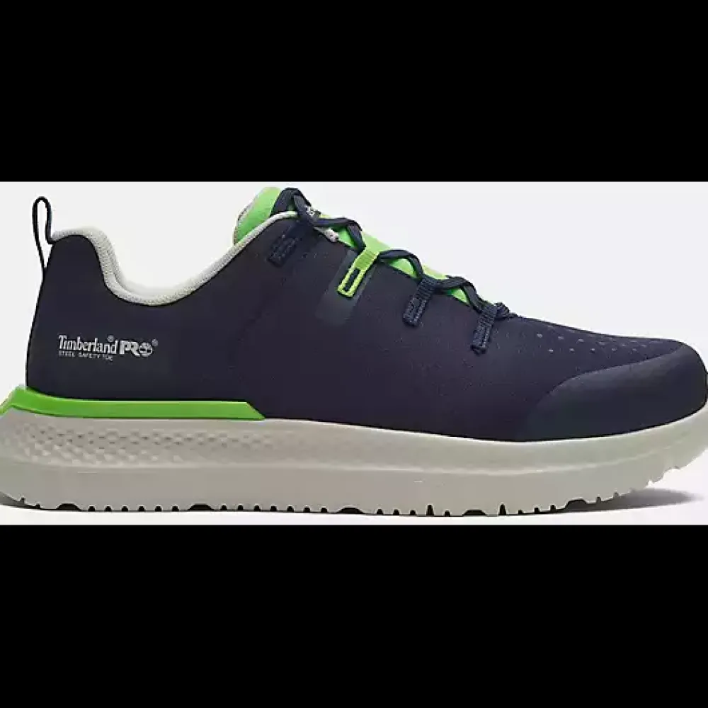 Timberland Pro Men's Intercept Athletic Steel Toe Work Shoe Navy- TB0A5ZNB484