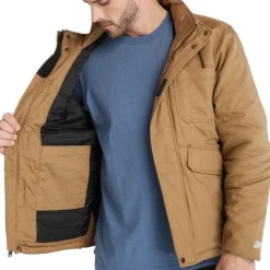 Timberland Pro Men's Ironhide 100G Insulated Hooded Jacket -Wheat- TB0A237TD02