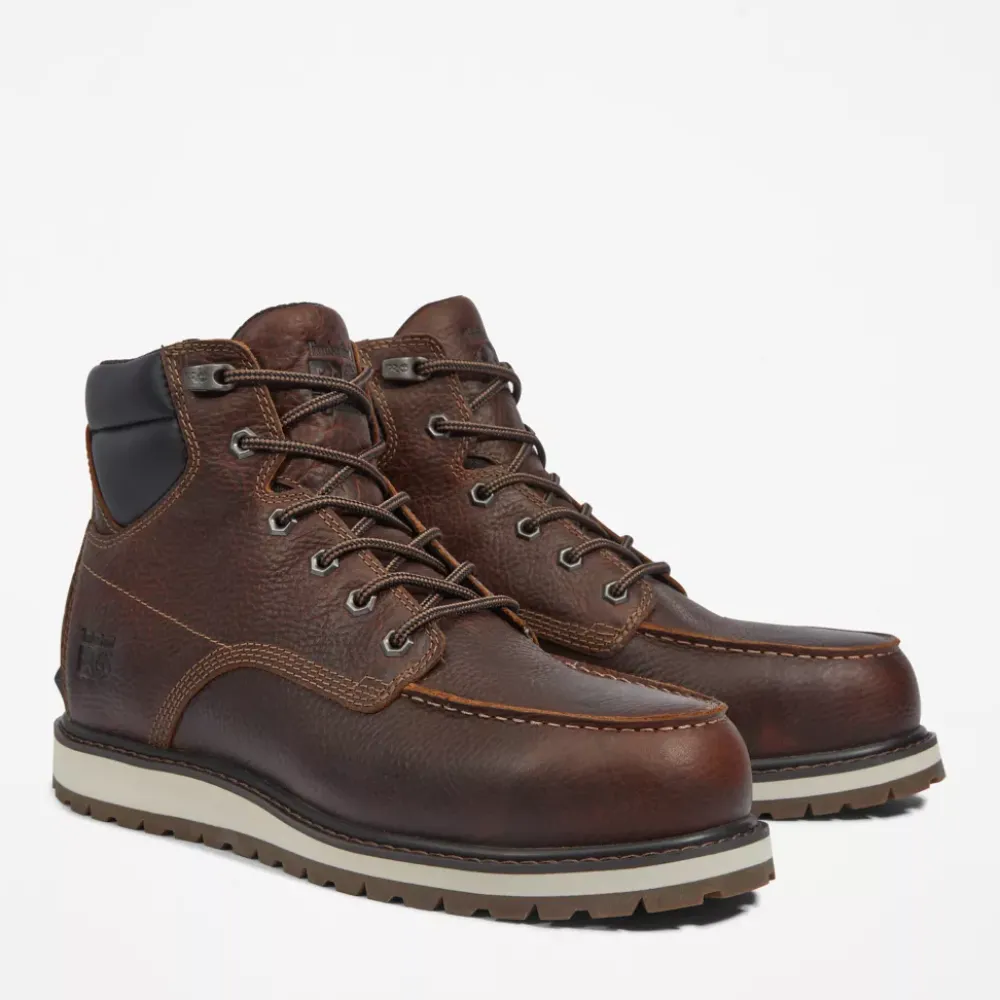 Women Timberland Pro Men's Irvine 6" Alloy Toe Work Boot -- TB0A44UP214