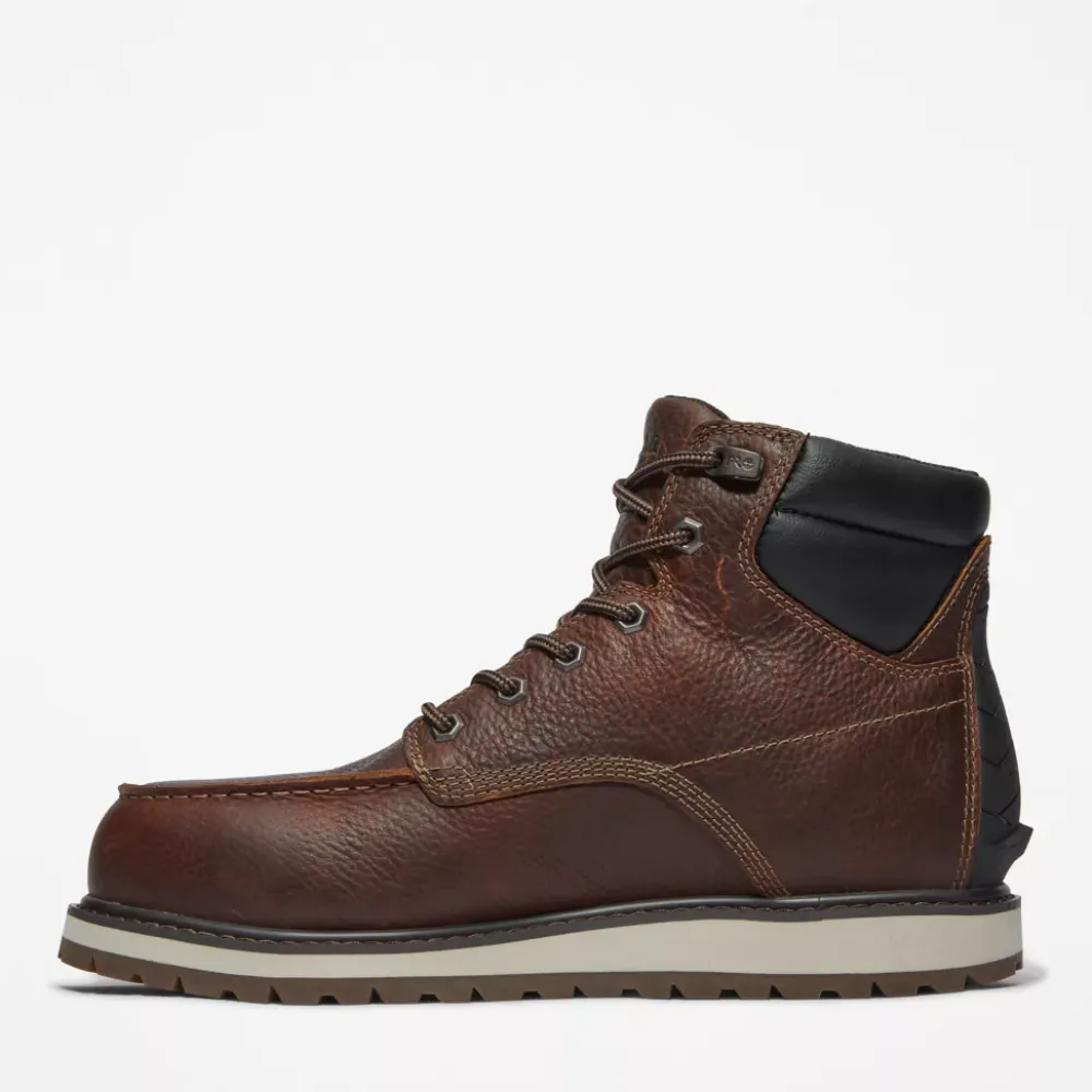 Women Timberland Pro Men's Irvine 6" Alloy Toe Work Boot -- TB0A44UP214