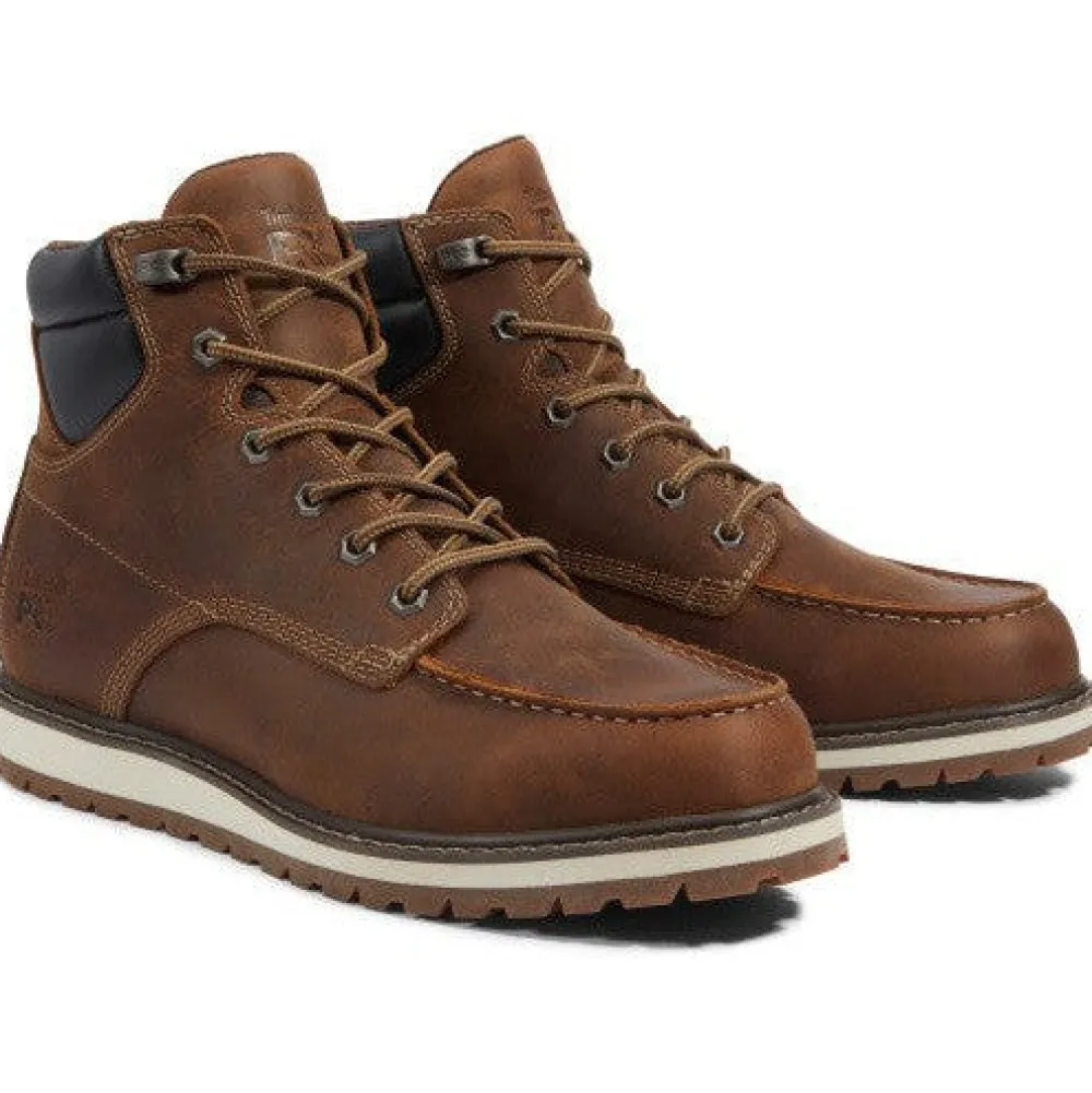 Women Timberland Pro Men's Irvine 6" Soft Toe Wedge Work Boot- - TB1A42TY214