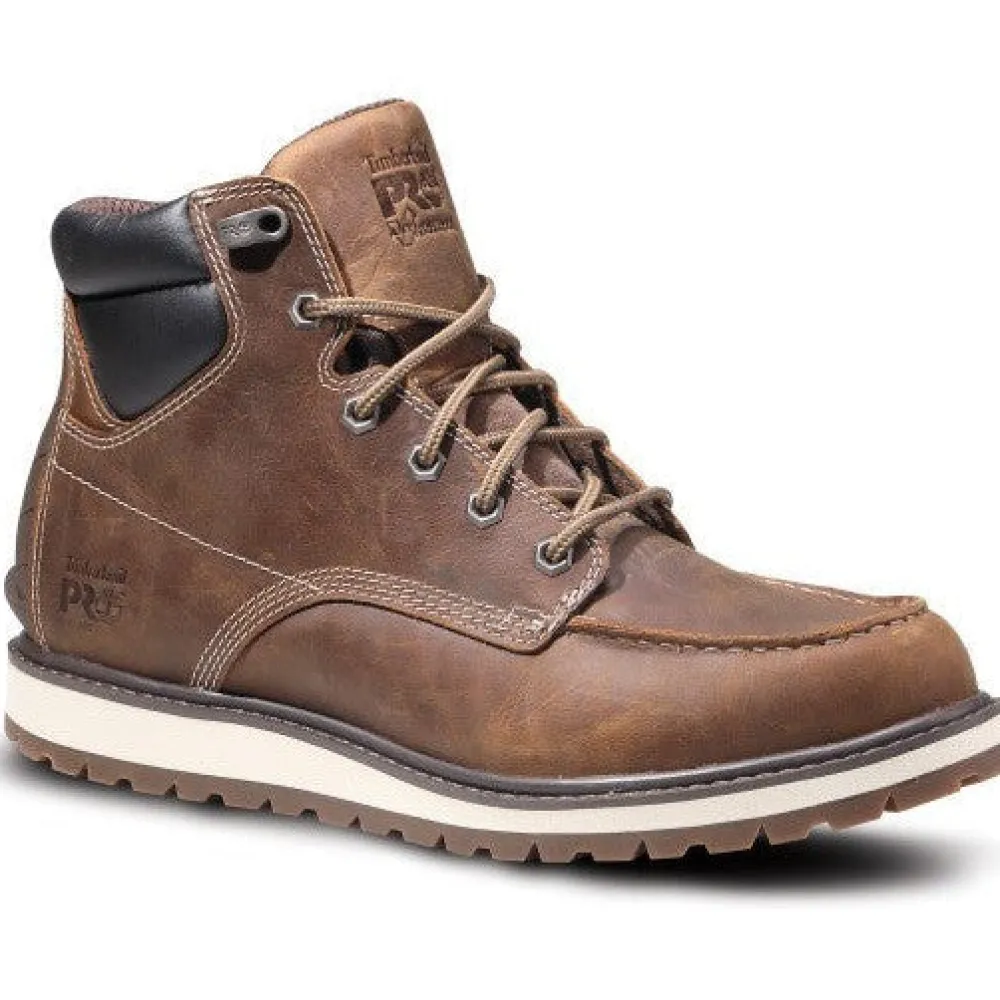 Women Timberland Pro Men's Irvine 6" Soft Toe Wedge Work Boot- - TB1A42TY214