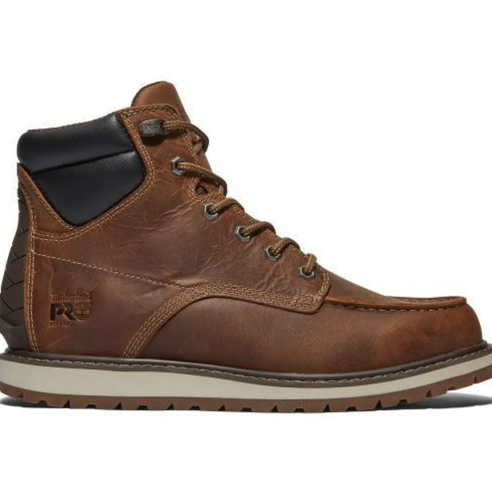 Women Timberland Pro Men's Irvine 6" Soft Toe Wedge Work Boot- - TB1A42TY214