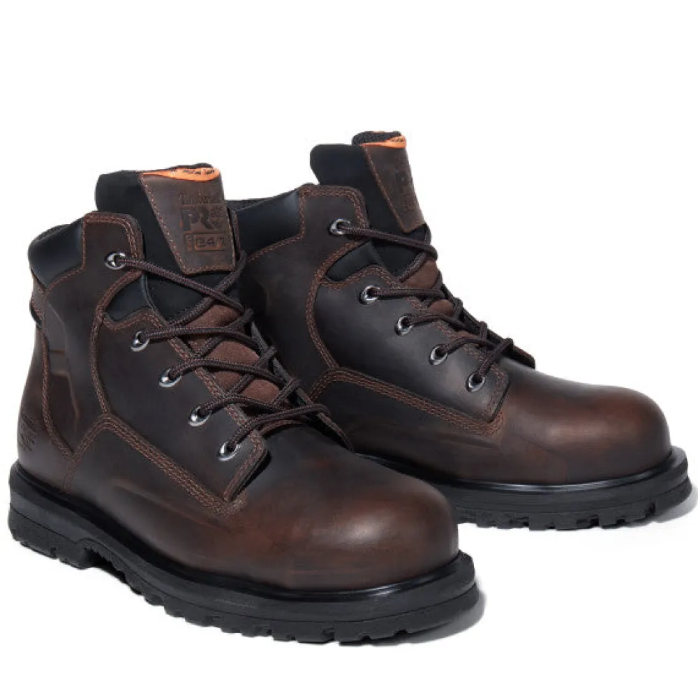 Timberland Pro Men's Magnus 6" Stl Toe Work Boot - - TB185591214