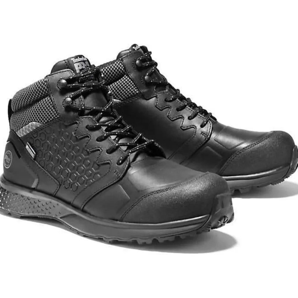 Women Timberland Pro Men's Reaxion Comp Toe WP Work Boot TB1A1ZC9001