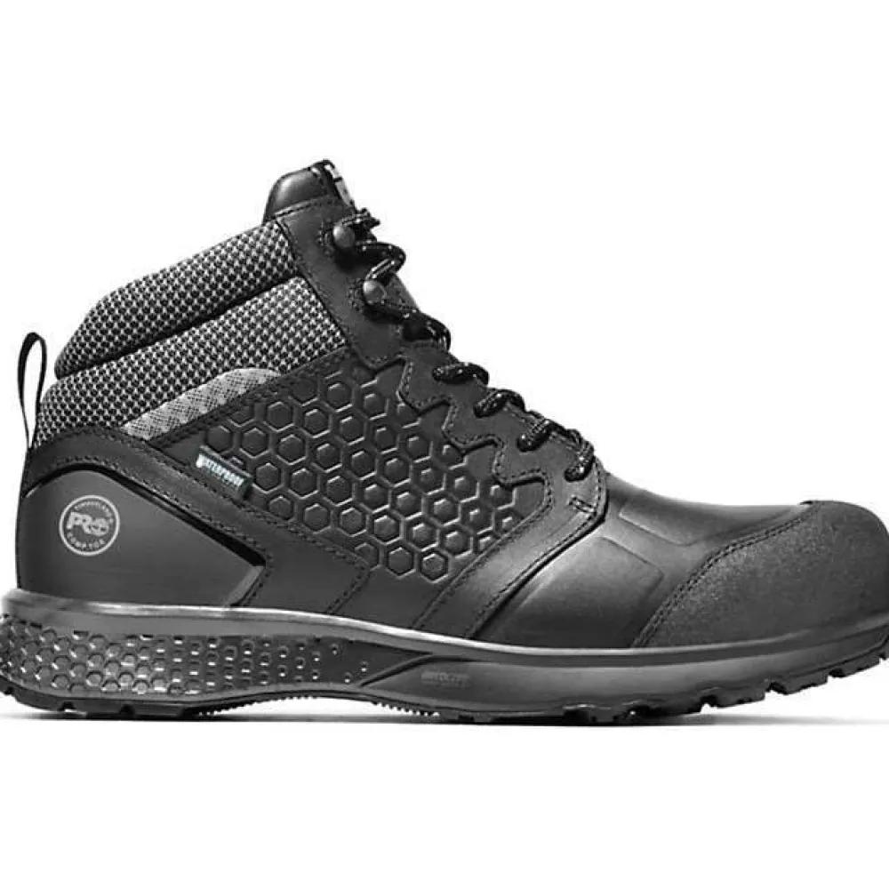 Women Timberland Pro Men's Reaxion Comp Toe WP Work Boot TB1A1ZC9001