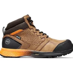 Women Timberland Pro Men's Reaxion Comp Toe WP Work Boot TB1A1ZR1214