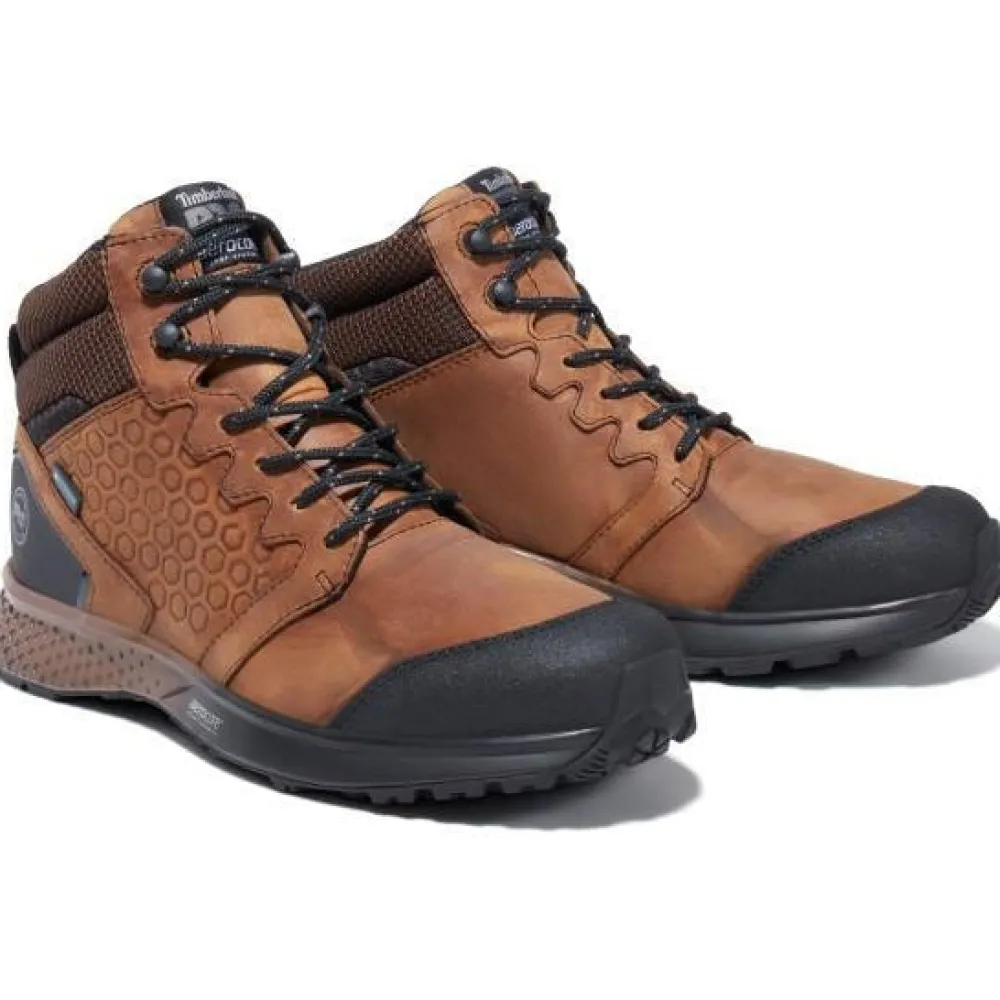 Women Timberland Pro Men's Reaxion Soft Toe WP Work Boot- - TB1A27BG214