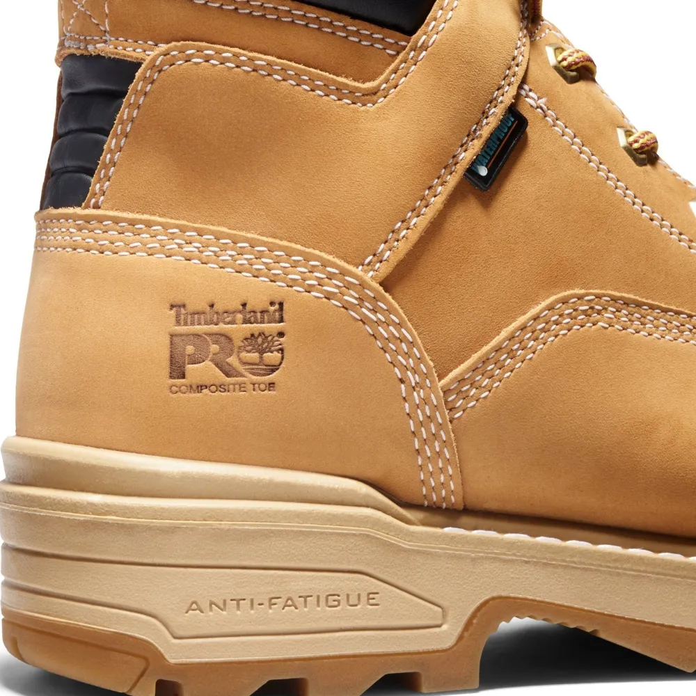 Timberland Pro Men's Resistor 6" Comp Toe WP Ins Work Boot TB0A121H231