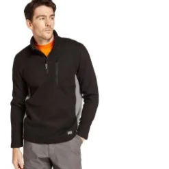 Timberland Pro Men's Studwall 1/4 Zip Textured Fleece Top - - TB0A1HGK015