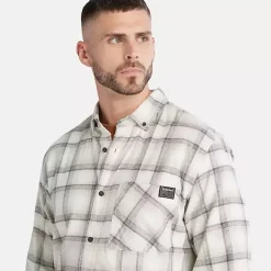 Timberland Pro Men's Woodfort Lightweight Flex Shirt -White- TB0A64AWCN0