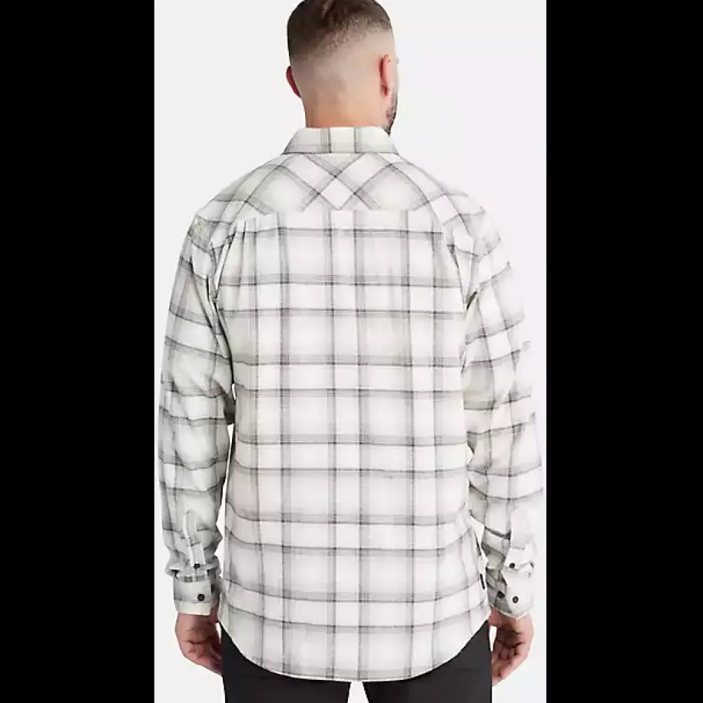 Timberland Pro Men's Woodfort Lightweight Flex Shirt -White- TB0A64AWCN0