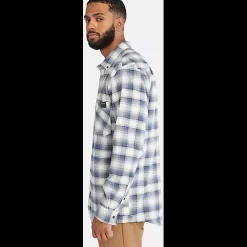 Timberland Pro Men's Woodfort Lightweight Flex Shirt -Indigo- TB0A64AWB05