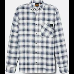Timberland Pro Men's Woodfort Lightweight Flex Shirt -Indigo- TB0A64AWB05