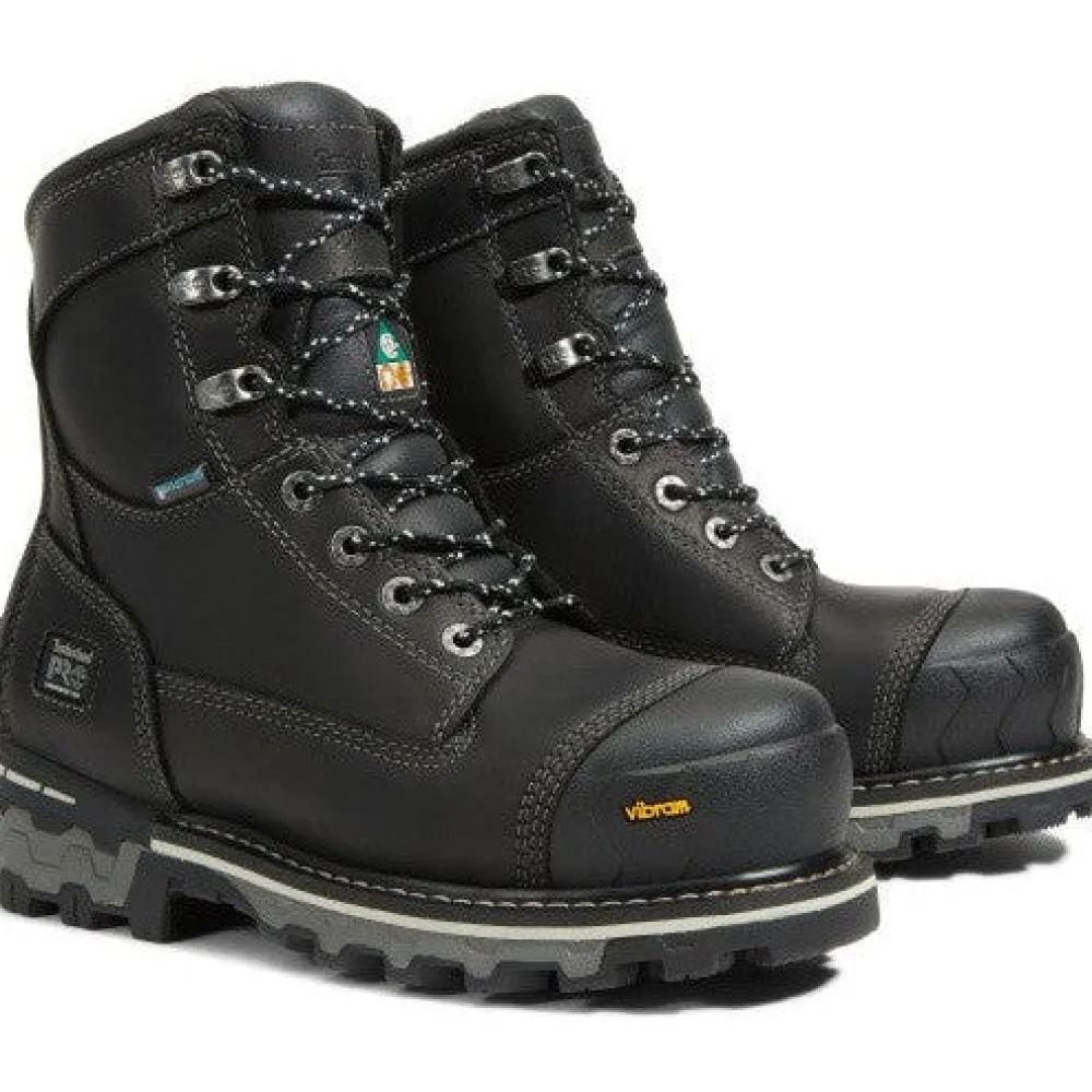 Timberland Pro Women's Boondock 8" Comp Toe WP PR 200G Work Boot- TB1A5R7K001