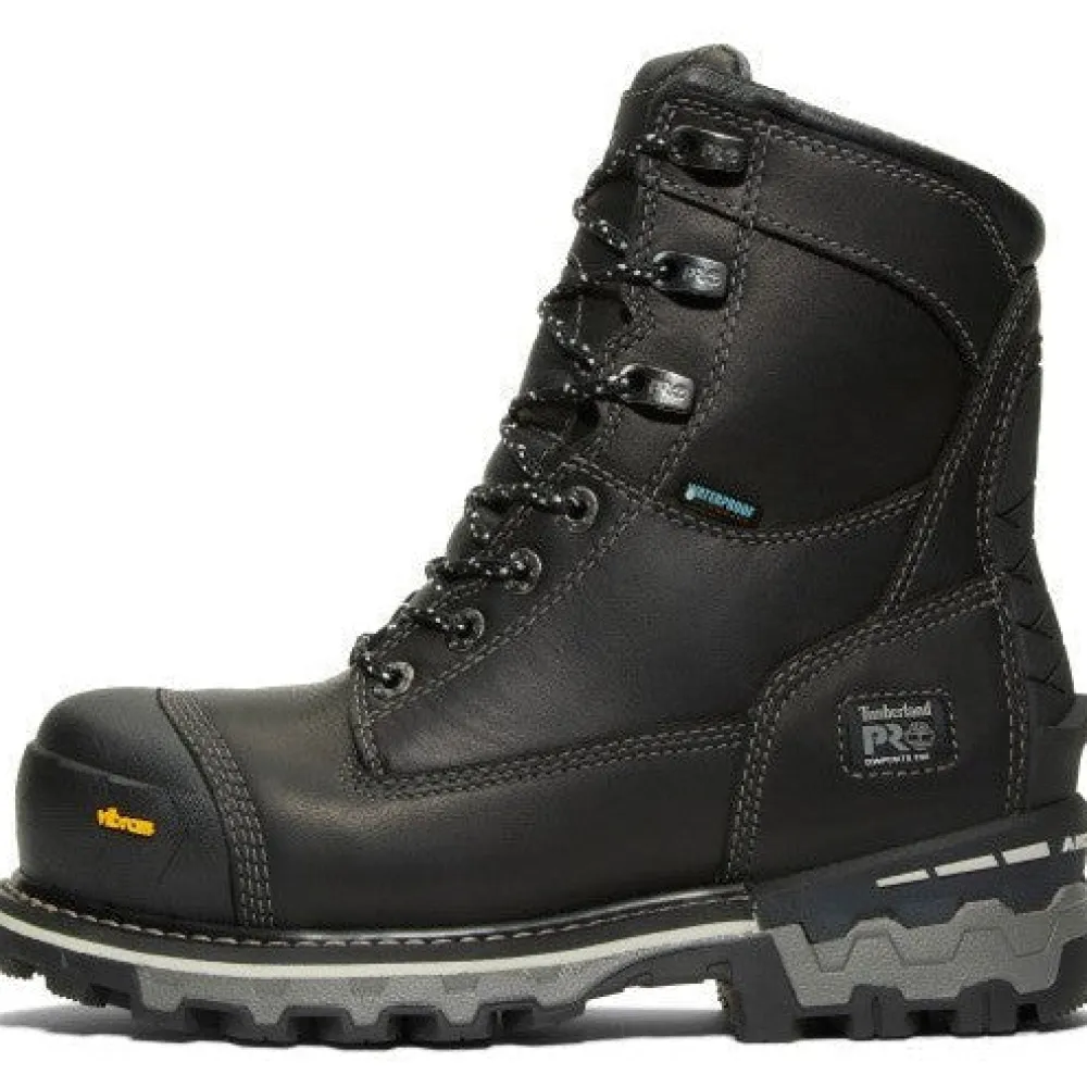 Timberland Pro Women's Boondock 8" Comp Toe WP PR 200G Work Boot- TB1A5R7K001
