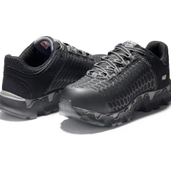 Women Timberland Pro Women's Powertrain Alloy Toe Work Shoe - TB1A1B7F001