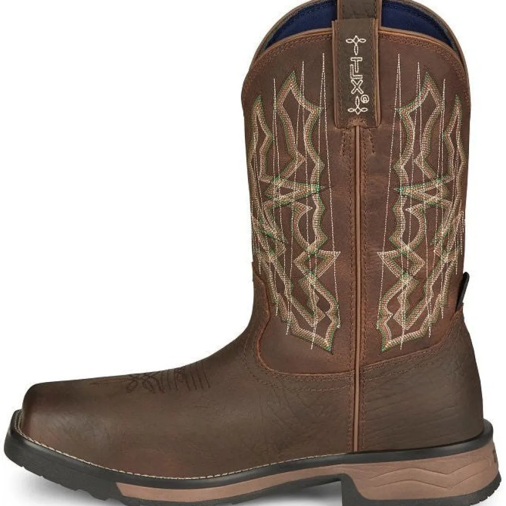 Tony Lama Men's Anchor 11' Comp Toe WP Western Work Boot -- TW3415
