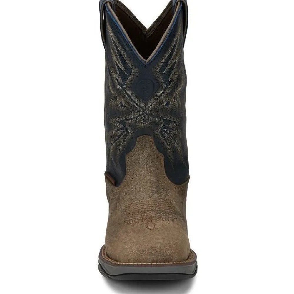 Tony Lama Men's Bartlett 11" Steel Toe Pull On Western Work Boot -- RR3361