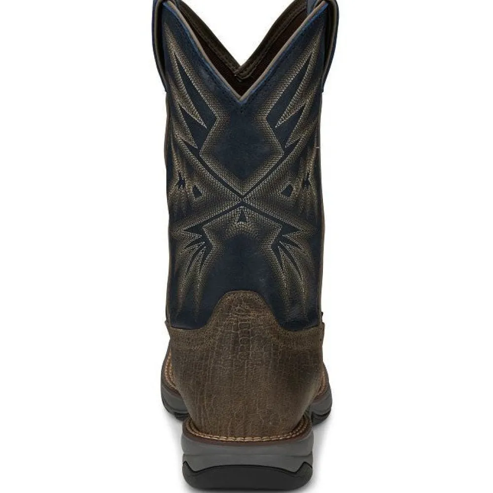 Tony Lama Men's Bartlett 11" Steel Toe Pull On Western Work Boot -- RR3361