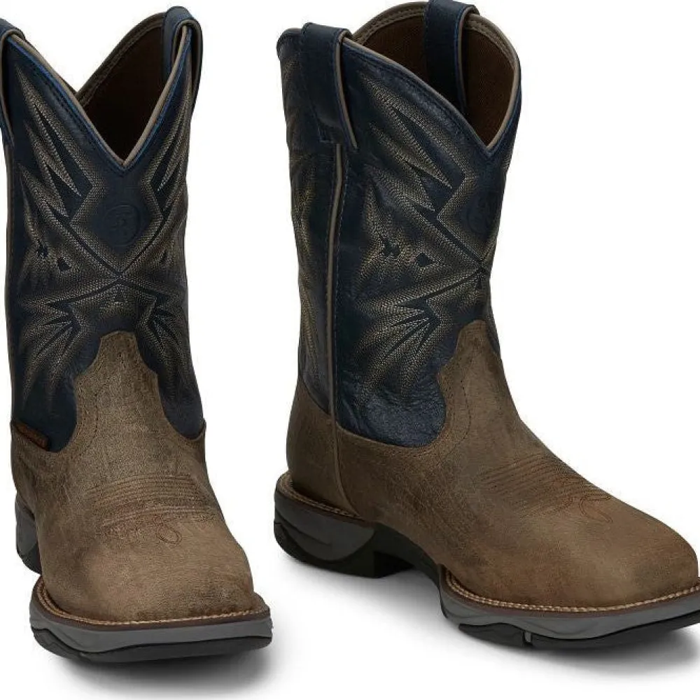 Tony Lama Men's Bartlett 11" Steel Toe Pull On Western Work Boot -- RR3361
