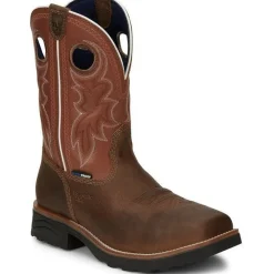 Tony Lama Men's Fireball 11" Comp Toe WP Western Work Boot- - TW3300