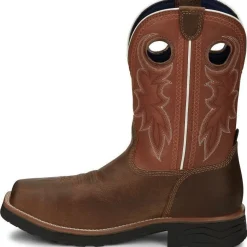 Tony Lama Men's Fireball 11" Comp Toe WP Western Work Boot- - TW3300