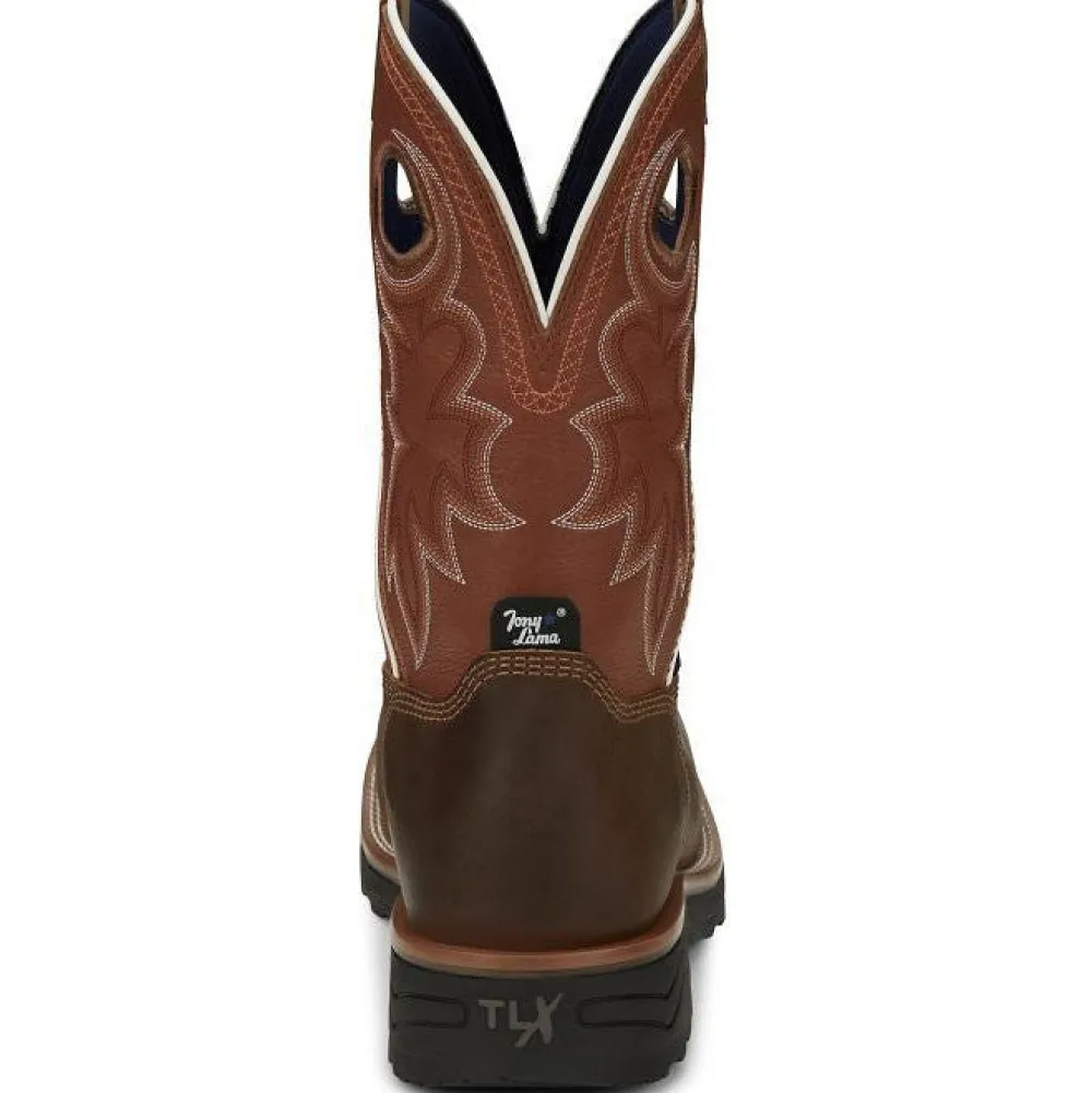 Tony Lama Men's Fireball 11" Comp Toe WP Western Work Boot- - TW3300
