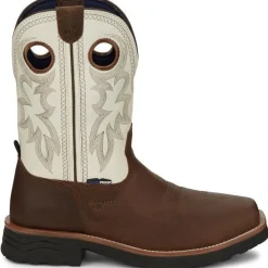 Tony Lama Men's Fireball 11" Comp Toe WP Western Work Boot- - TW3302
