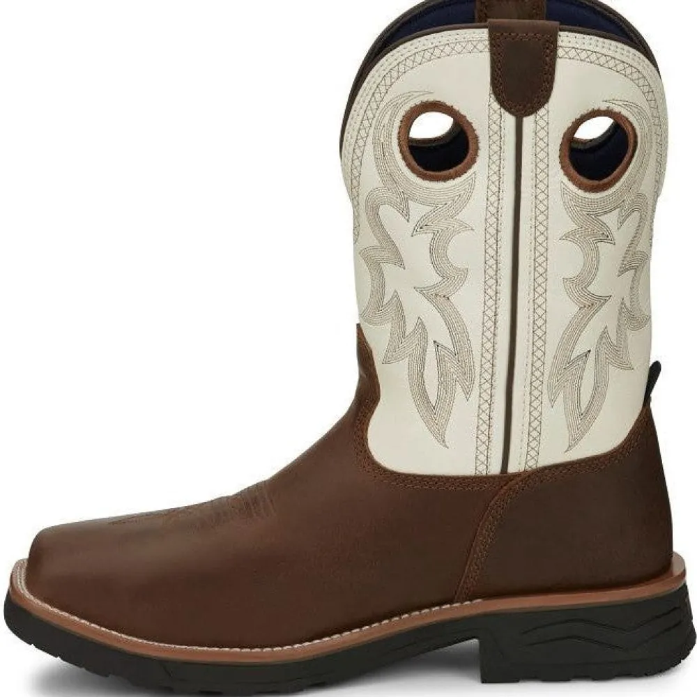 Tony Lama Men's Fireball 11" Comp Toe WP Western Work Boot- - TW3302