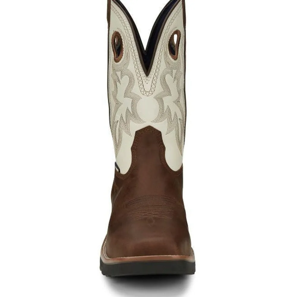 Tony Lama Men's Fireball 11" Comp Toe WP Western Work Boot- - TW3302