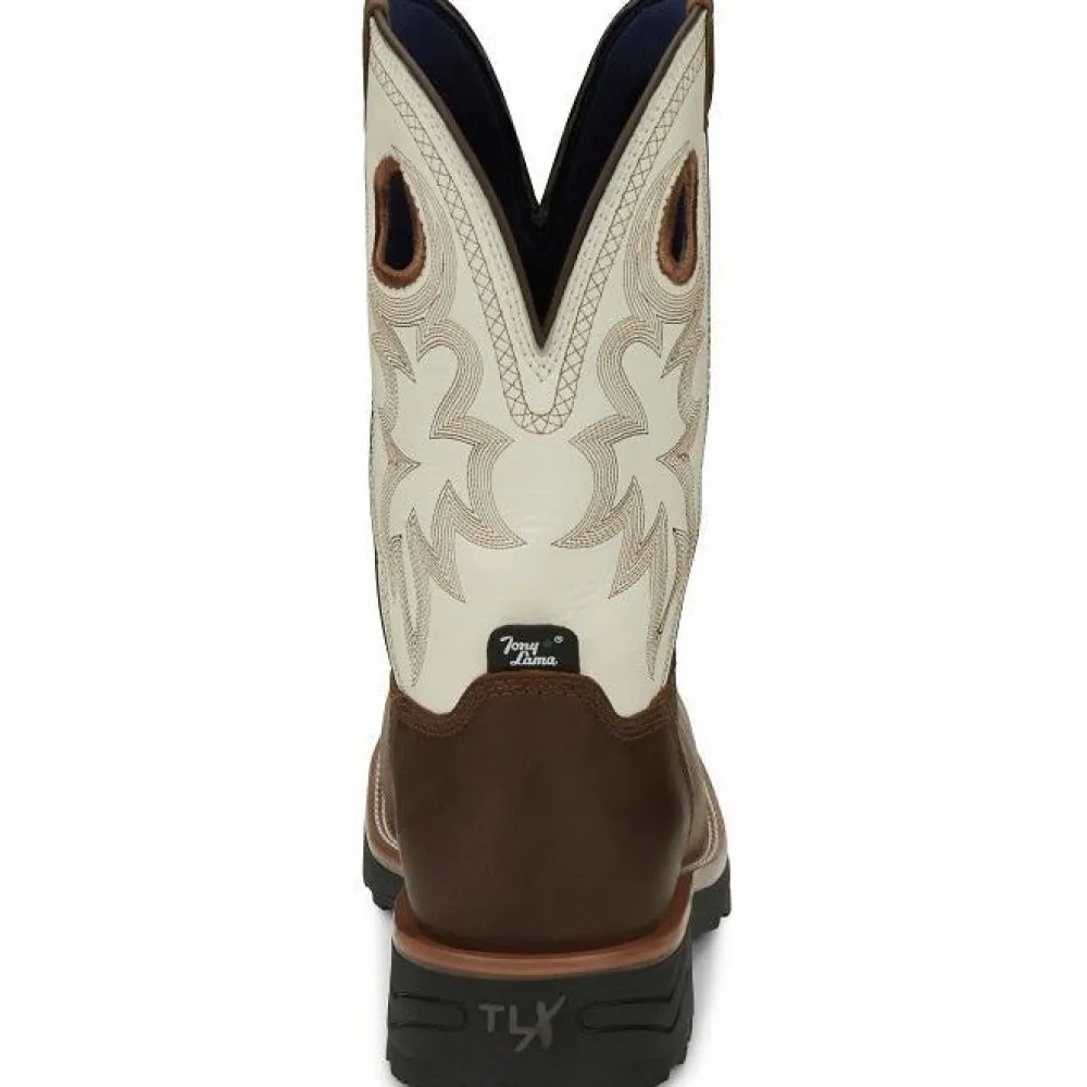 Tony Lama Men's Fireball 11" Comp Toe WP Western Work Boot- - TW3302