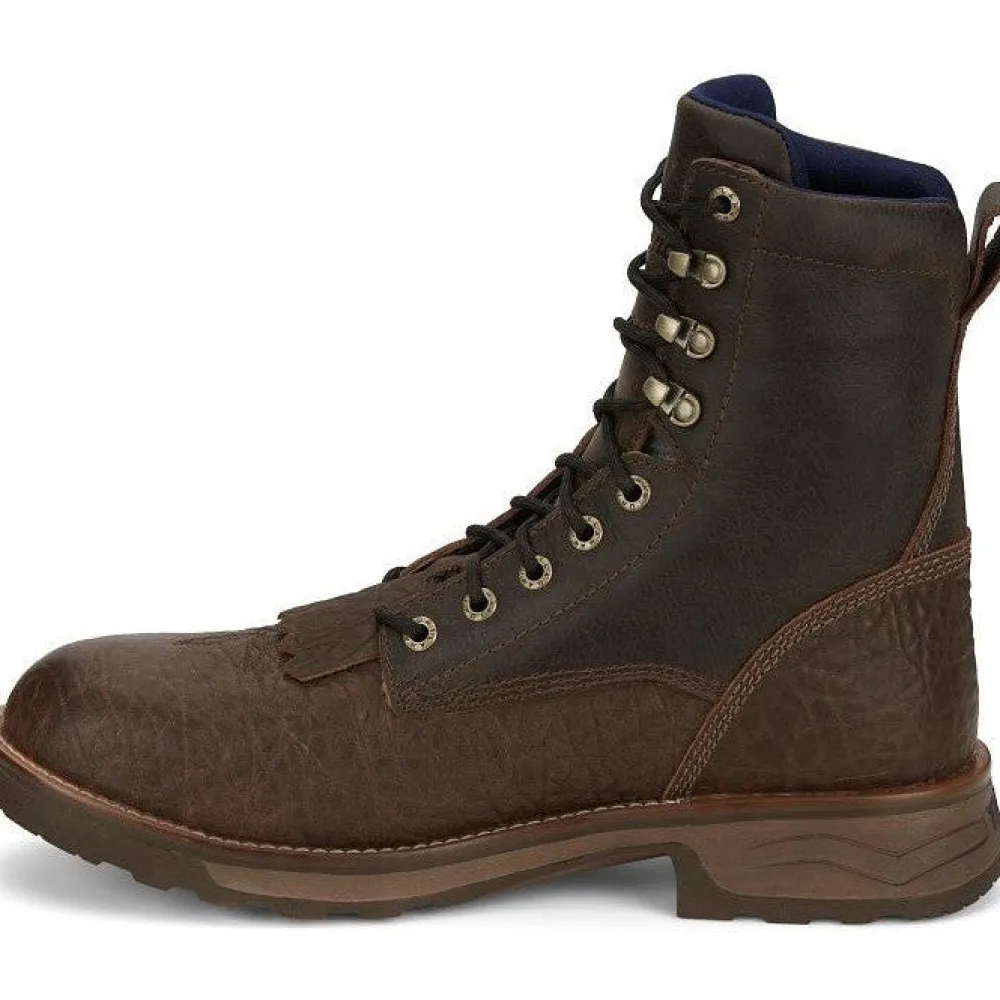 Tony Lama Men's High Plains 8" Comp Toe WP Western Work Boot - - TW3431