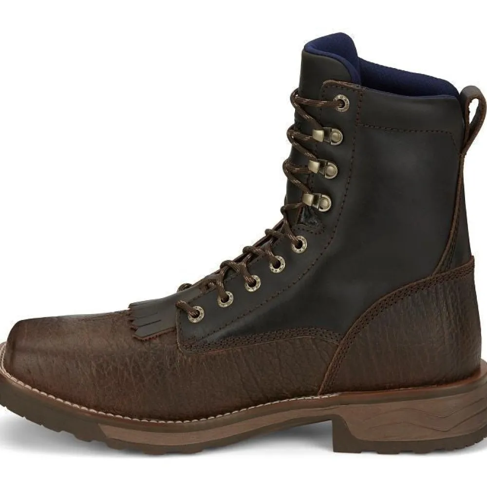 Tony Lama Men's High Range 8" Comp Toe WP Western Work Boot -- TW3430