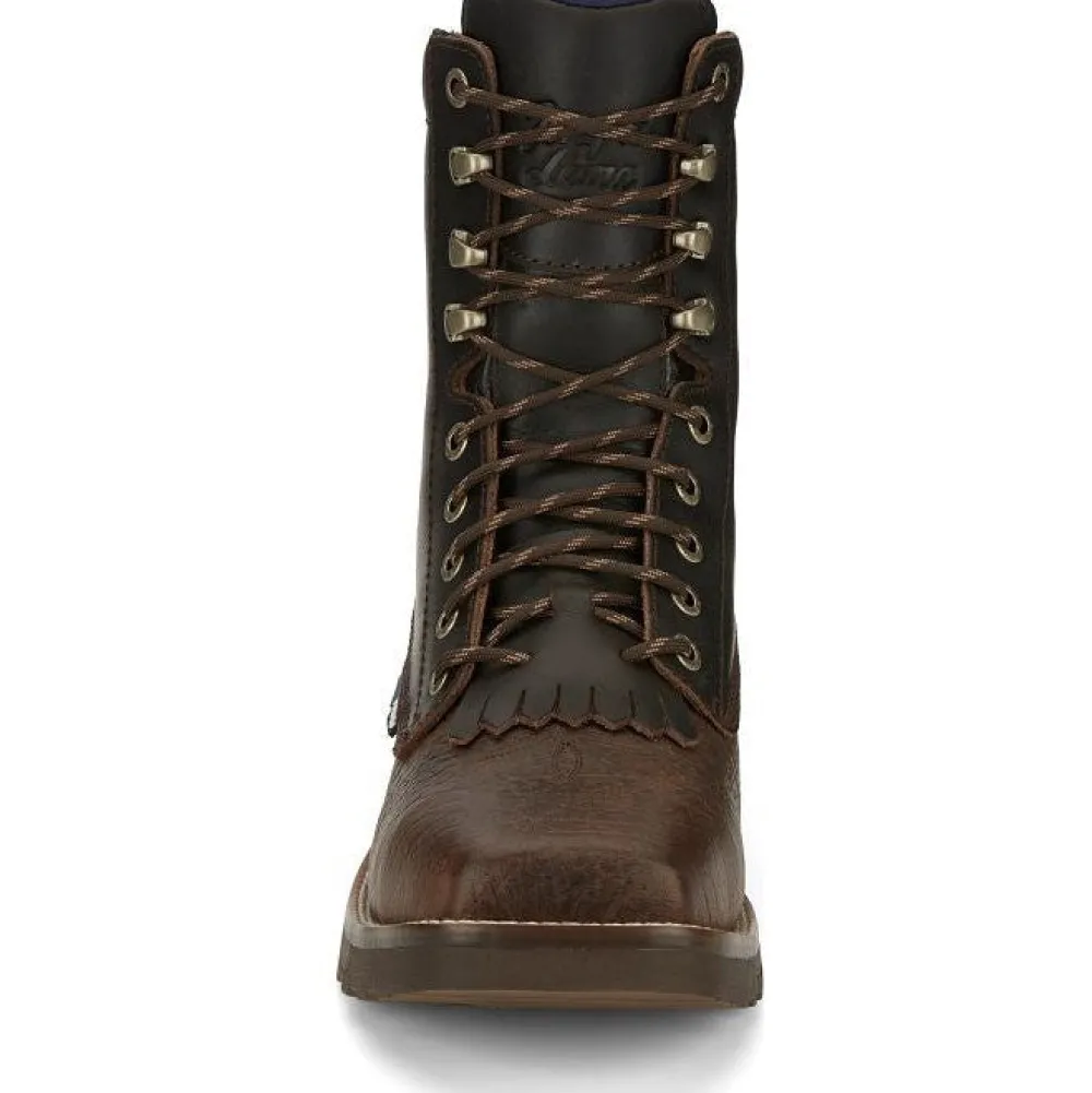 Tony Lama Men's High Range 8" Comp Toe WP Western Work Boot -- TW3430