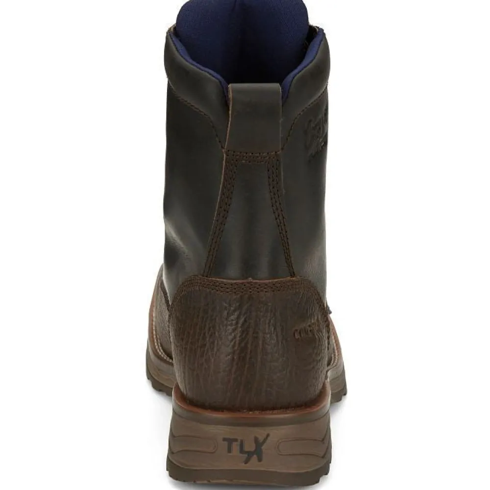 Tony Lama Men's High Range 8" Comp Toe WP Western Work Boot -- TW3430