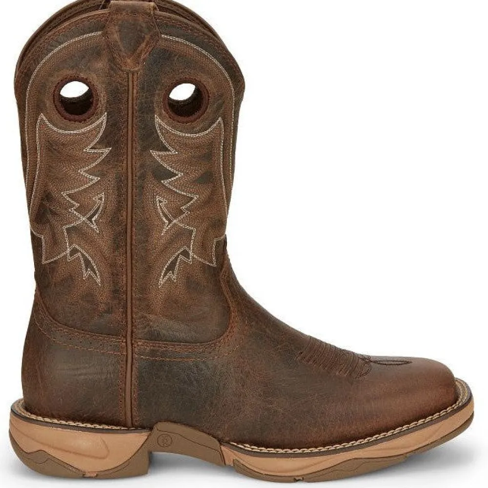 Tony Lama Men's Rasp 11" Square Toe WP Western Work Boot- - RR3364