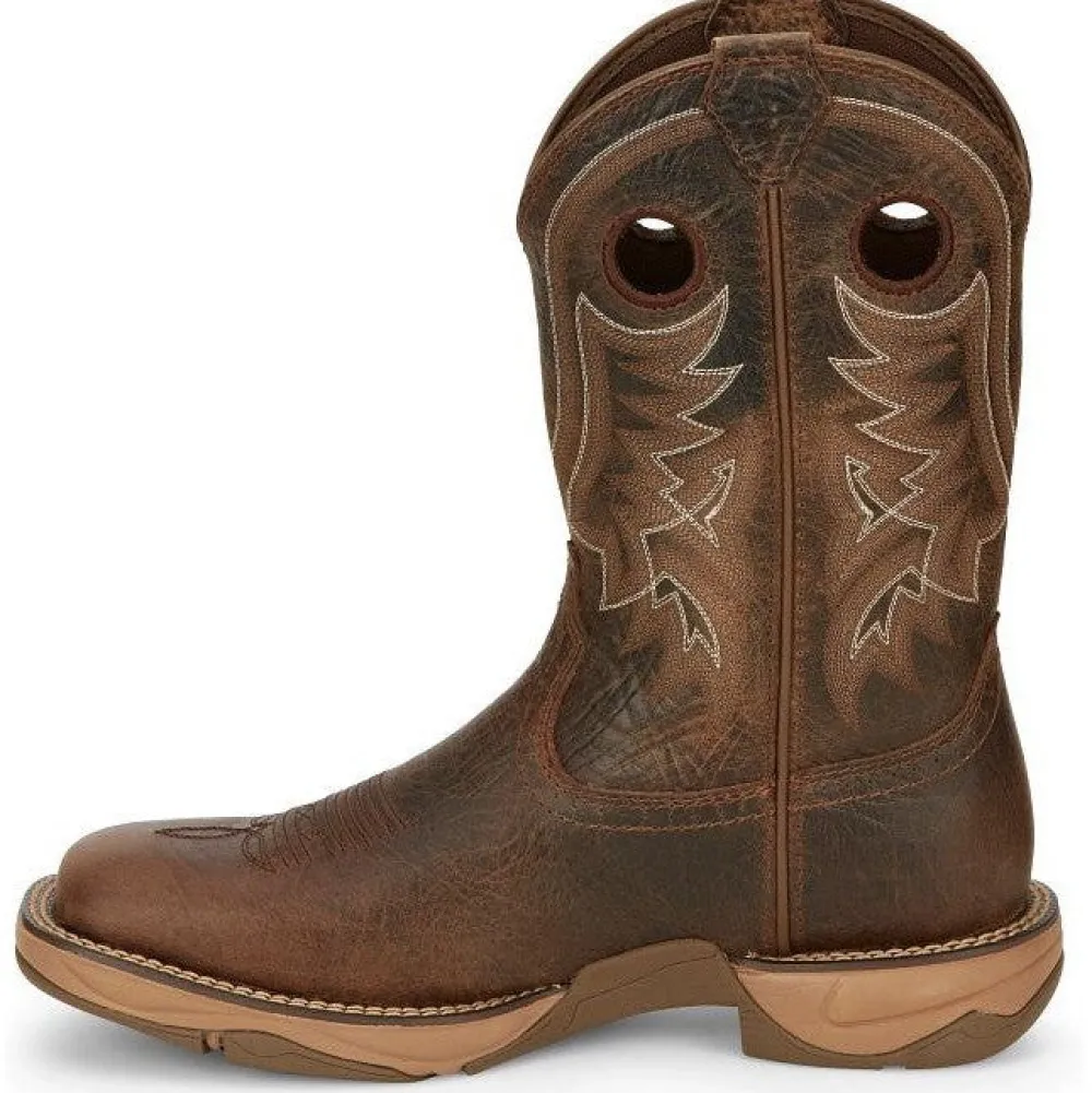 Tony Lama Men's Rasp 11" Square Toe WP Western Work Boot- - RR3364