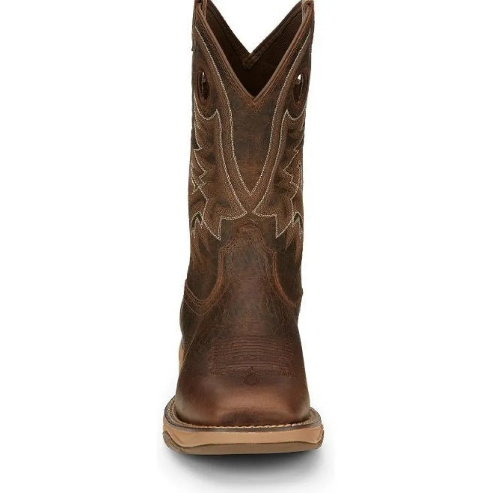 Tony Lama Men's Rasp 11" Square Toe WP Western Work Boot- - RR3364