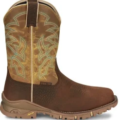 Tony Lama Men's Roustabout 11' Steel Toe WP Western Work Boot -- TW5006