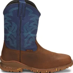 Tony Lama Men's Roustabout 11' Steel Toe WP Western Work Boot -- TW5010
