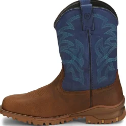 Tony Lama Men's Roustabout 11' Steel Toe WP Western Work Boot -- TW5010
