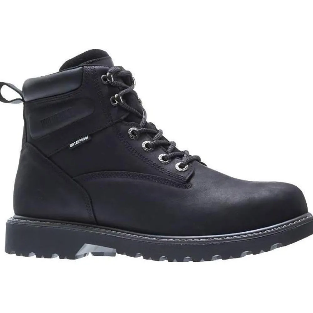 Wolverine Men's 6" Floorhand Stl Toe WP Work Boot - - W10691