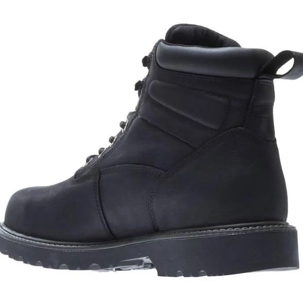 Wolverine Men's 6" Floorhand Stl Toe WP Work Boot - - W10691