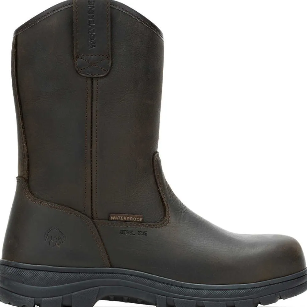 Wolverine Men's Carlsbad 10" Steel Toe WP Wellington Work Boot- - W241066