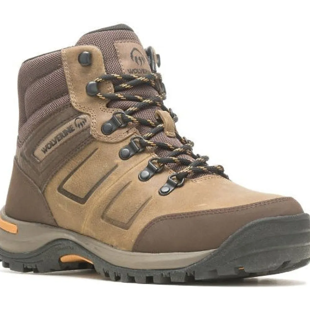 Wolverine Men's Chisel 6" Steel Toe WP Slip Resist Work Boot -Gravel- W231047