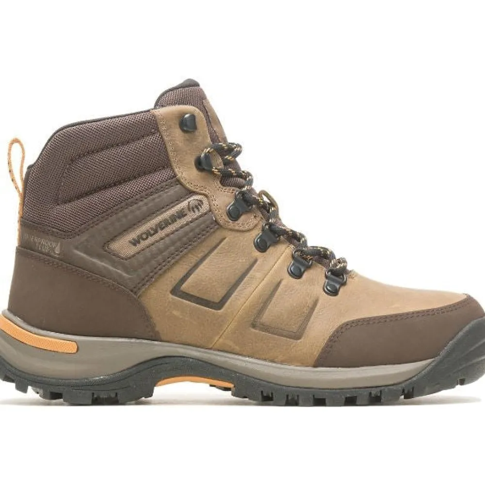 Wolverine Men's Chisel 6" Steel Toe WP Slip Resist Work Boot -Gravel- W231047